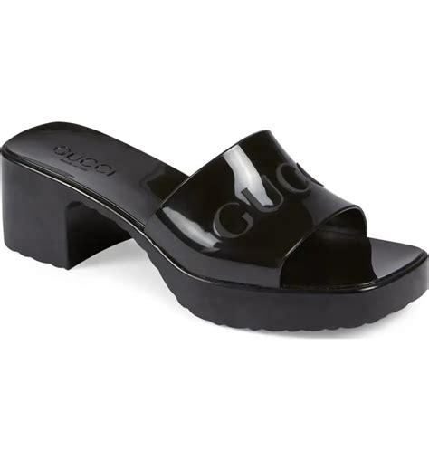 gucci platform rubber sandals|gucci platform sandals nordstrom.